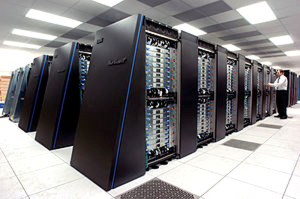 Figura 1. Supercomputadora paralela Blue Gene de IBM 