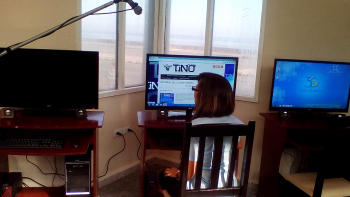 Grabación a Directora de la Revista Tino para el programa Das Más.