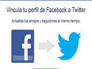 vincular tu perfil o página de Facebook con Twitter