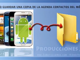 Salvar los contactos