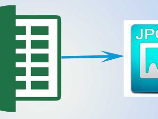 Microsoft Excel a JPG