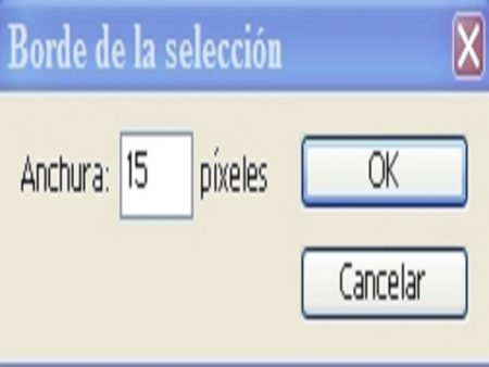 Fig. 1. Tamaño del borde en pixeles. Bordes quemados