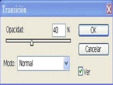 Fig. 3. Valores de opacidad y modo