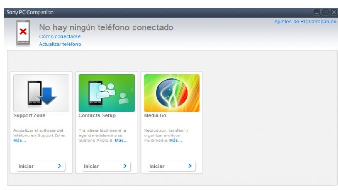 Sony PC Companion 1 Sony Xperia Z5