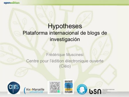 Plataforma para blogs Hypotheses