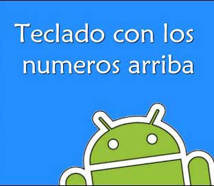 configurar Teclado numérico en Android