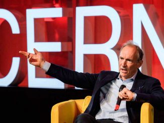 Tim Berners-Lee. durante la celebración del 30 aniversario de la Web. COFFRINI / AFP - Revista Tino