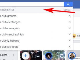 Historial de búsqueda en Facebook - #RevistaTino