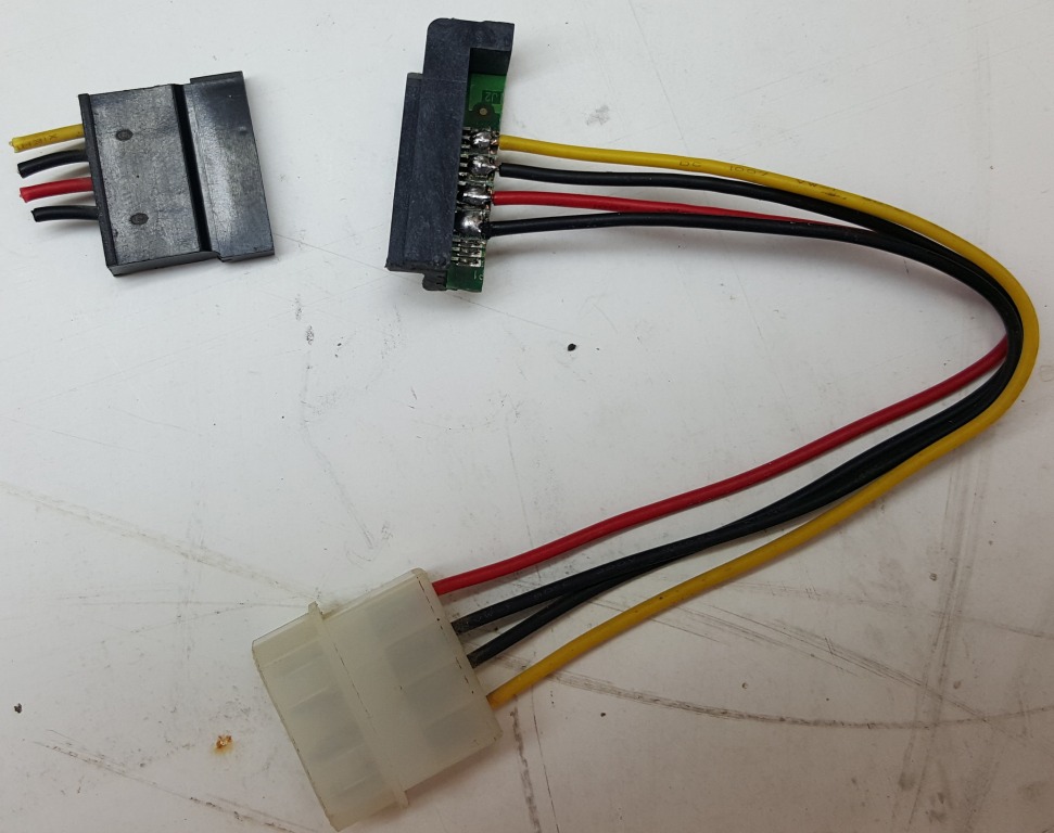 Как из molex сделать sata