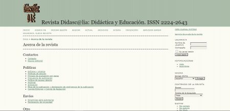 Revista sobre Didáctica y Educación - #RevistaTino