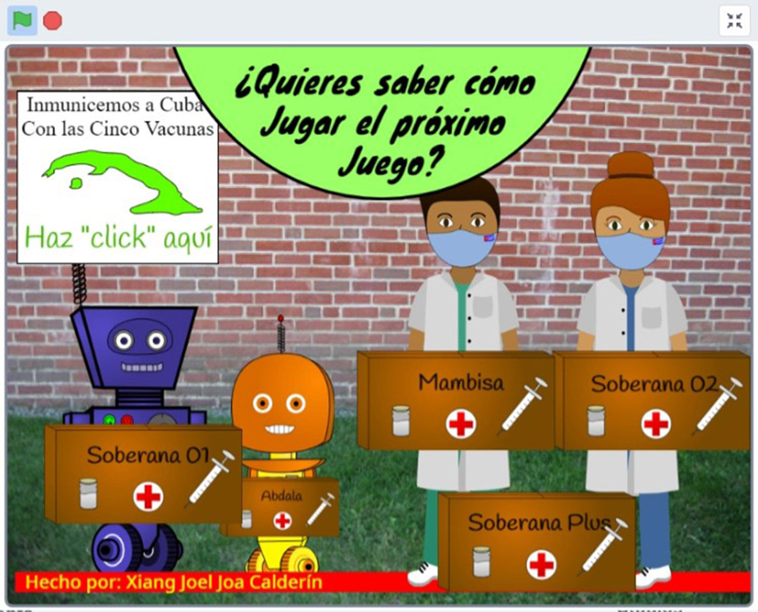 Videojuego La vacuna contra la Covid-19. #RevistaTino