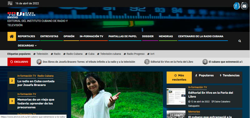 Editorial en Vivo.- #RevistaTino