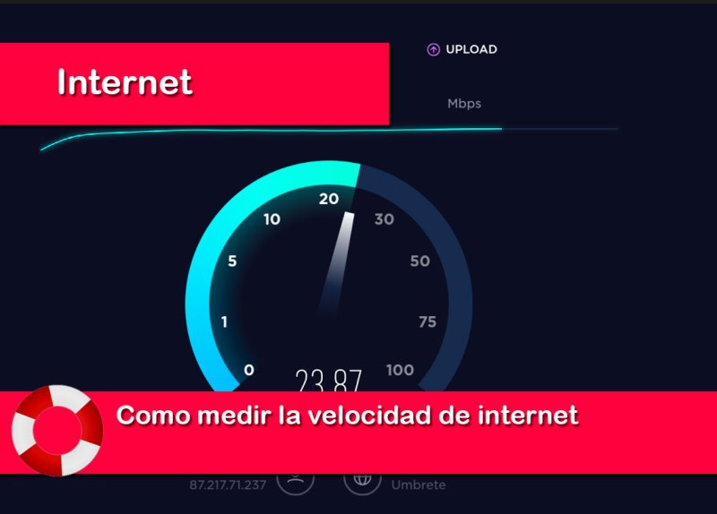 Medir la Velocidad de conexión a Internet.- #RevistaTino