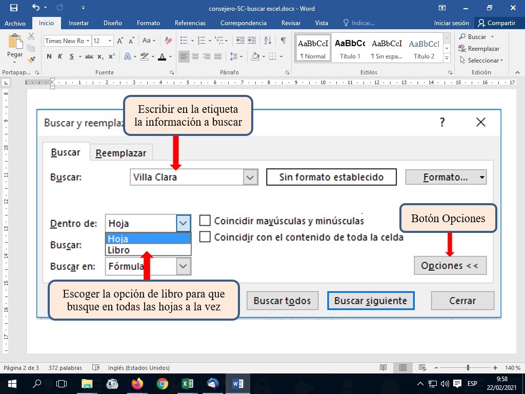 buscar en Excel3  #RevistaTino