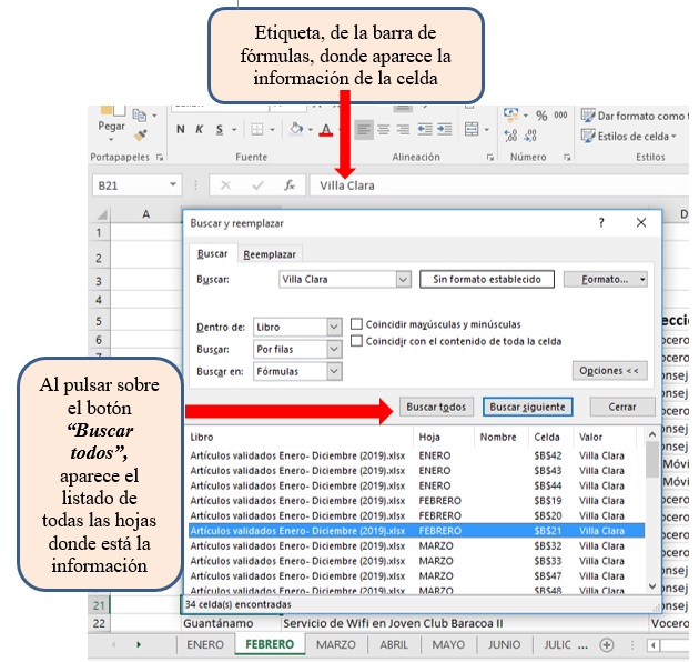 buscar en Excel 4 #RevistaTino
