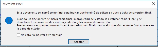 Fig. 8. Se visualiza una ventana que muestra el documento guardado como final - #Revista TIno