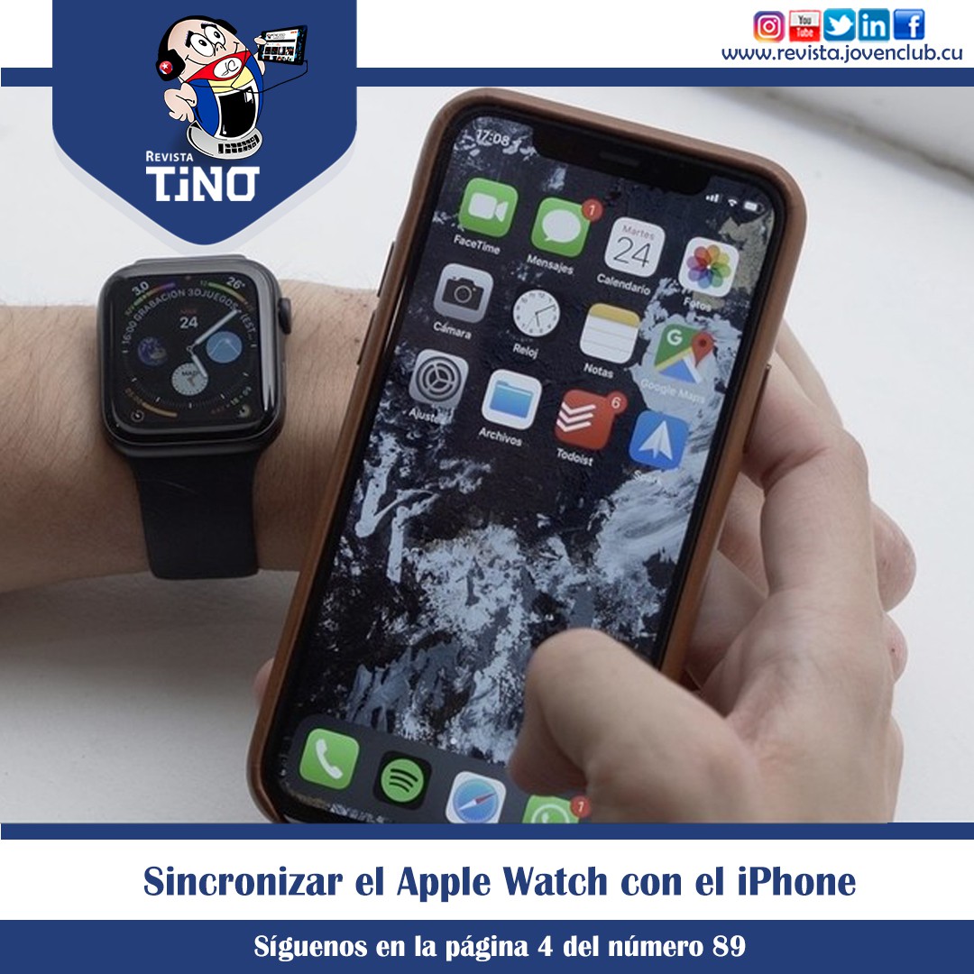 Sincronizar Apple Watch con el iPhone