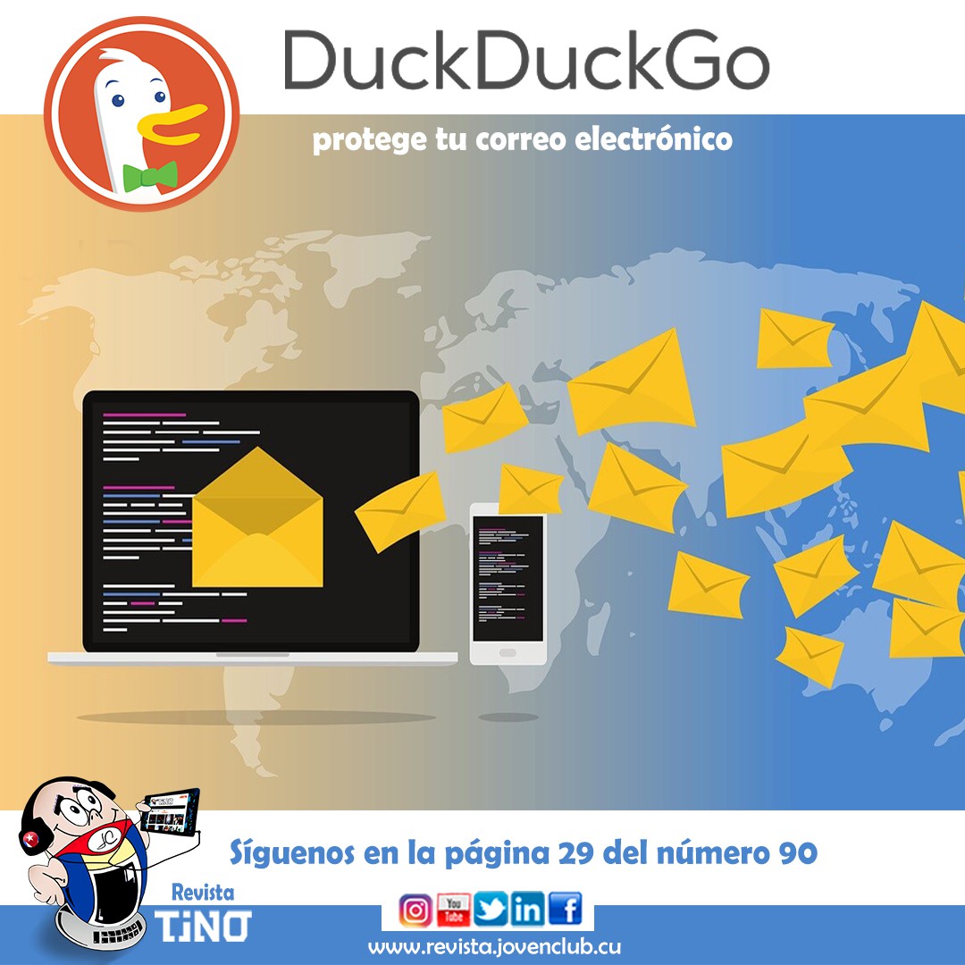 DuckDuckGo, protege tu correo electrónico