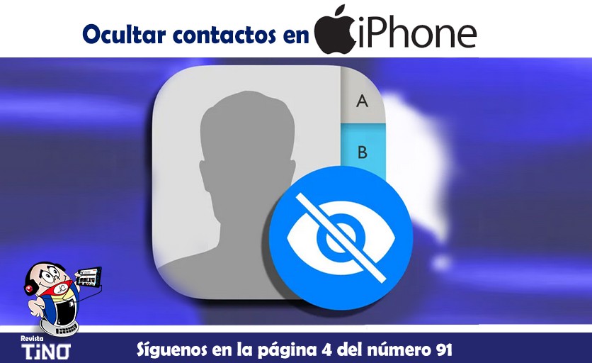 Ocultar contactos en IPhone