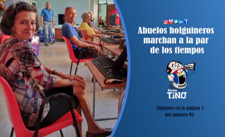 Abuelos holguineros marchan a la par de los tiempos