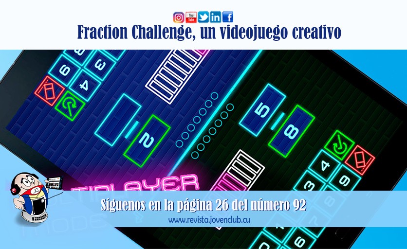Fraction Challenge, un videojuego creativo