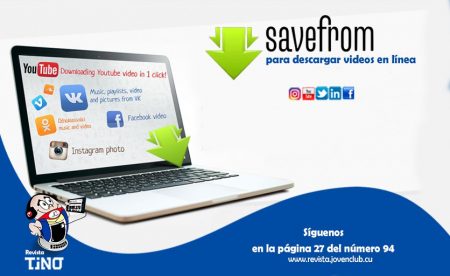 SaveFrom, para descargar videos en línea - Revista TINO