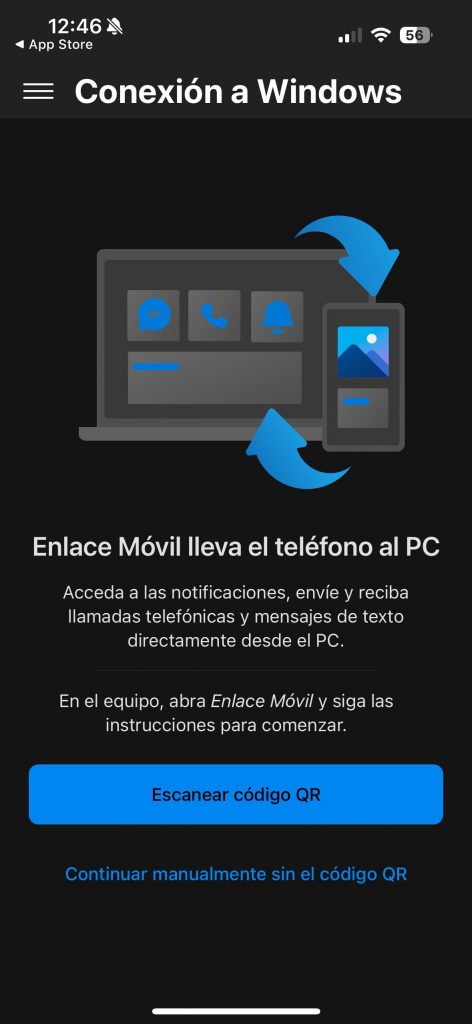 Fig. 2. Escanea el código QR de Windows. #RevistaTino