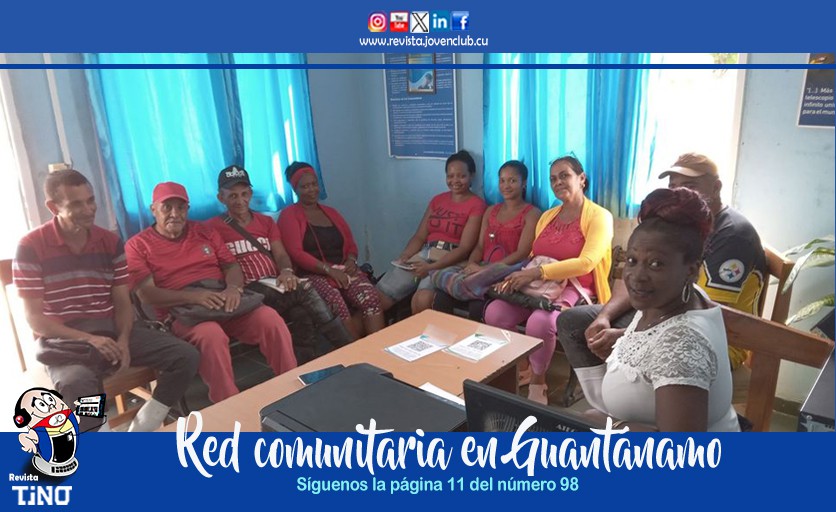 Red comunitaria en Guantánamo