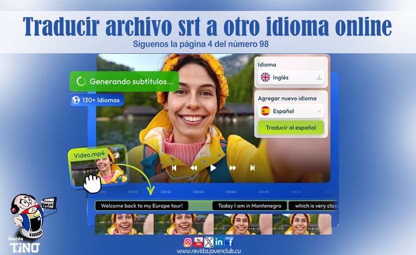 Traducir archivo srt a otro idioma online