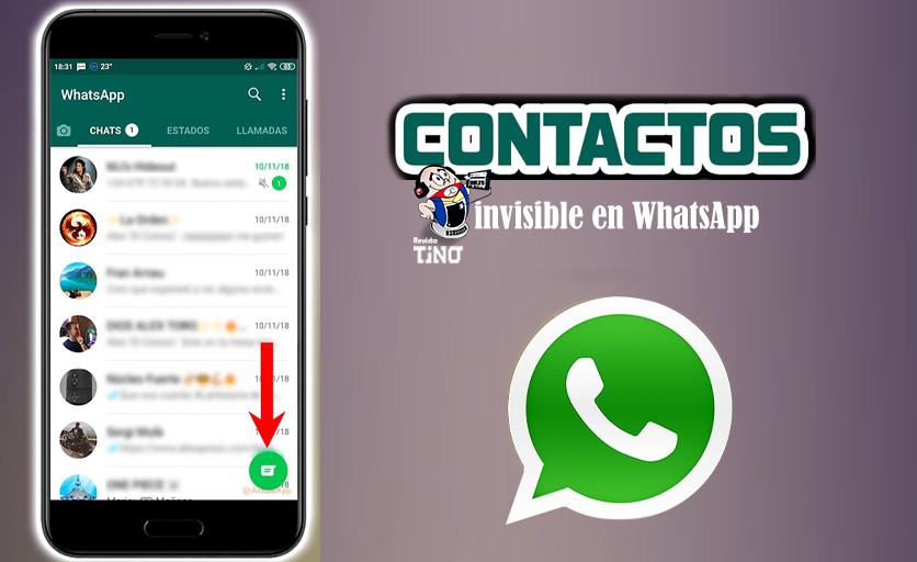 Contacto invisible en WhatsApp