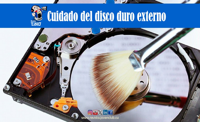 Cuidado del disco duro externo