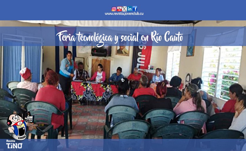 Feria tecnológica y social en Río Cauto