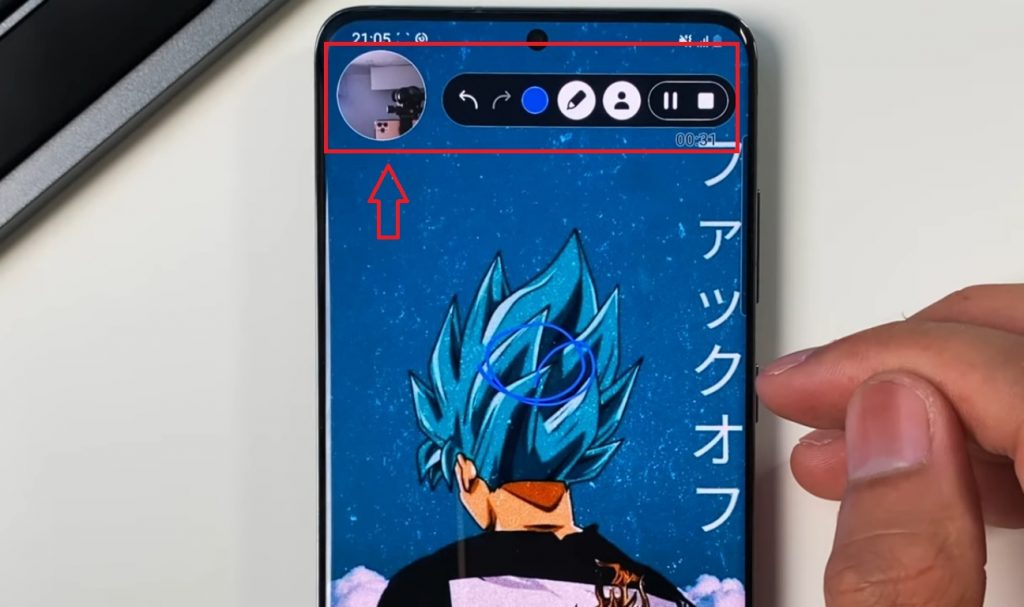 Fig. 5. Detén la grabación. #RevistaTino