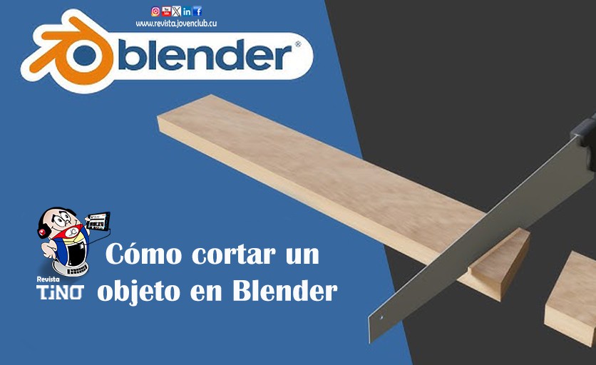 Cómo cortar un objeto en Blender