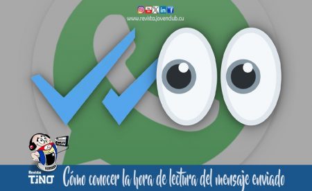 Hora de lectura del mensaje enviado