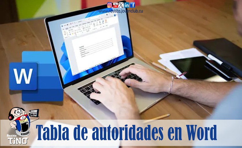 Tabla de autoridades en Word