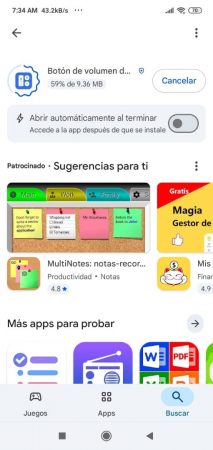 Fig. 1. Instalar Botón de volumen de asistencia. #RevistaTino