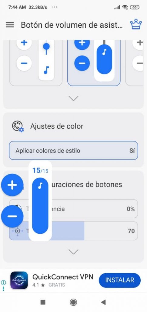 Fig. 5. Seleccione No para utilizar el control de la aplicación. #RevistaTino