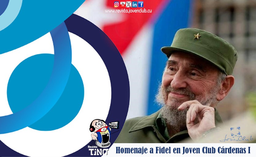 Homenaje a Fidel en Joven Club Cárdenas I