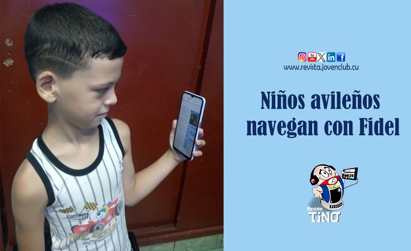 Niños avileños navegan con Fidel